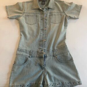 Vintage Denim Romper
